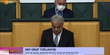 HDP Grup Toplantısı – HDP Eş Genel Başkanı Mithat Sancar Konuşuyor