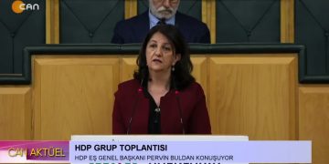 HDP Grup Toplantısı, HDP Eş Genel Başkanı Pervin Buldan Konuşuyor..
