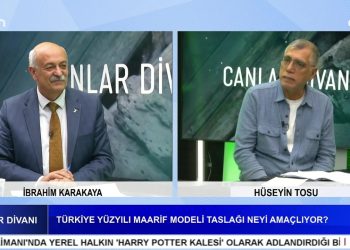 İbrahim Karakaya’nın Hazırlayıp Sunduğu Canlar Divanı Programının Konuğu Eğitim Sen 3 No’lu Şube Başkanı Hüseyin Tosun. – Türkiye Yüzyılı Maarif Modeli Taslağı Neyi Amaçlıyor? – Laik Eğitim Sistemi Nasıl İnşa Edilmeli?