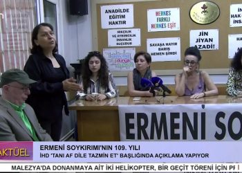 İHD ‘Tanı, Af Dile, Tazmin et’ Başlığıyla Ermeni Soykırımı’nın 109. Yılında Açıklama Yapıyor.