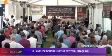 12. Avrupa Dersim Kültür Festivali Başladı… – FRANKFURT / ALMANYA – Canlı