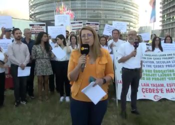 Laik Eğitim, Laik Yaşam, Eşit Yurttaşlık İçin ÇEDES’E Hayır Mitingi. STRASBOURG / FRANSA, CANLI YAYIN.