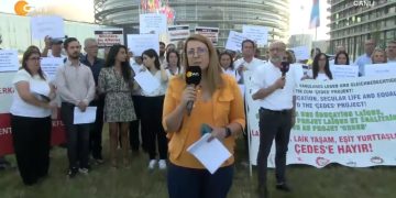 Laik Eğitim, Laik Yaşam, Eşit Yurttaşlık İçin ÇEDES’E Hayır Mitingi. STRASBOURG / FRANSA, CANLI YAYIN.