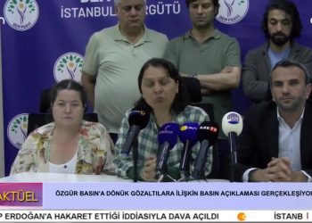 Özgür Basın’a Dönük Gözaltılara İlişkin Basın Açiklaması Gerçekleşiyor.