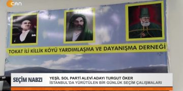 Yeşil Sol Parti Alevi Adayı Turgut Öker.
İstanbul’da yürütülen bir günlük seçim çalışmaları.