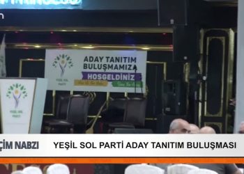 İstanbul’da Yeşil Sol Parti Aday Tanıtım Buluşması.