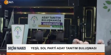 İstanbul’da Yeşil Sol Parti Aday Tanıtım Buluşması.