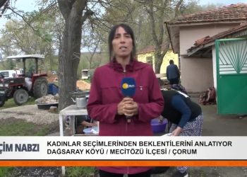 *Kadınlar seçimlerden beklentilerini anlatıyor
Dağsaray köyü / Mecitözü İlçesi / Çorum
*Rohat Emekçi’nin sunumuyla Seçim Nabzı.