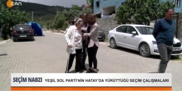 Yeşil Sol Parti Hatay Adayları
*Şirin Nur Vural ve Kerem Nalbant
Yeşil Sol Parti’nin Hatay’da yürüttüğü seçim çalışmaları