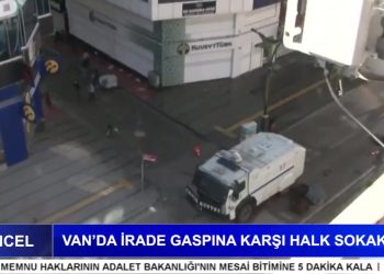 Van’da İrade Gaspına Karşı Halk Sokakta.