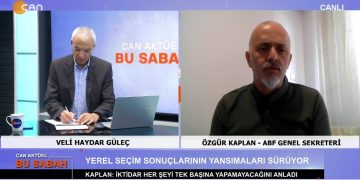 Veli Haydar Güleç’in sunumuyla Can Aktüel Bu Sabah programının konuğu ABF Genel Sekreteri Özgür Kaplan. 2 Bölüm.
