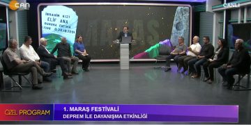 1. MARAŞ FESTİVALİ DEPREM İLE DAYANIŞMA ETKİNLİĞİ – Şükrü Yıldız’ın Hazırlayıp Sunduğu Özel Programının Konukları Aziz Akarçörten,İbrahim Karışık,Hüseyin Karışık,Fatma Kısayol, İbrahim Sinemillioğlu,Hatice Sonzamancı,Hasan Alıcı,Cengiz Aslan,Hasan Aksu,Mehmet Üstek,Mehmet Kömür