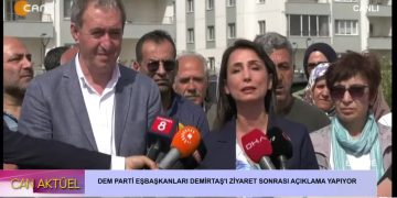 – Dem Parti Eşbaşkanları Demirtaş’ı Ziyaret Sonrası Açıklama Yapıyor.