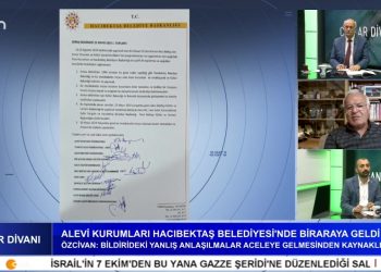 Alevi Kurumları Hacıbektaş Belediyesi’nde Biraraya Geldi – İbrahim Karakaya’nın Hazırlayıp Sunduğu Canlar Divanı Programının Konukları Türkiye Alevi Federasyonu Genel Sekreteri Ufuk Emre Bektaş Ve Hacı Bektaş Kültür Derneği Başkanı Mustafa Özcivan