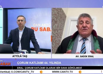 Attilâ Taş’ın sunumuyla Can Aktüel Bu Sabah programının konuğu Avukat Sadık Eral. 2 Bölüm