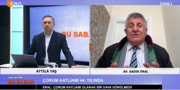 Attilâ Taş’ın sunumuyla Can Aktüel Bu Sabah programının konuğu Avukat Sadık Eral. 2 Bölüm