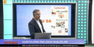Attilâ Taş’ın sunumuyla Can Aktüel Bu Sabah programının konukları Özel Sektör Öğretmenleri Sendikası Üyeleri.