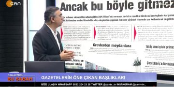 Attila Taş’ın sunumuyla Can Aktüel Bu Sabah programı Can Tv’de.