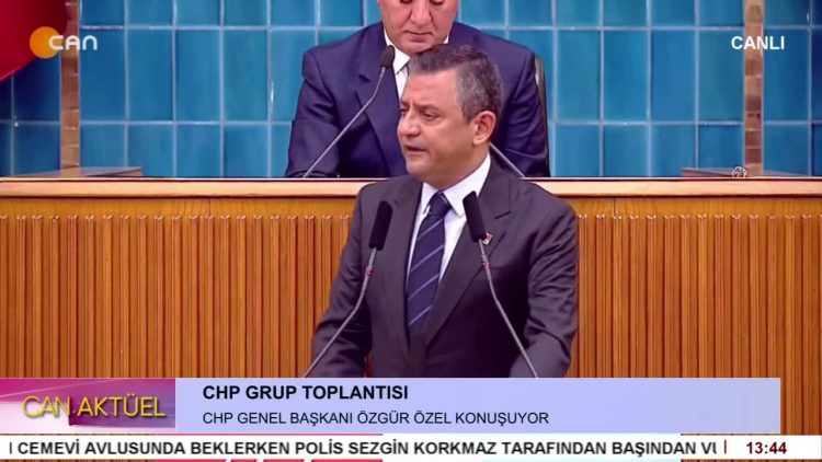 CHP Grup Toplantısı. CHP Genel Başkanı Özgür Özel Konuşuyor.