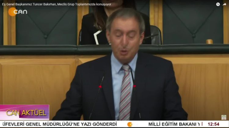 DEM Parti Grup Başkanvekili Tuncer Bakırhan Konuşuyor.