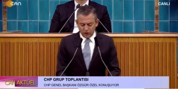 CHP Grup Toplantısı. CHP Genel Başkanı Özgür Özel Konuşuyor.