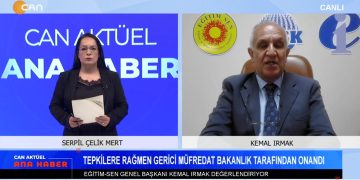 Çorum Katliamı 44. Yılında – Milli Eğitim Bakanı Gerici Müfredatı Onayladı – 17 Yaşındaki Ali’ye Ağırlaştırılmış Müebbet Cezası – Dersim’de Kültür Evi Kapatıldı – Serpil Çelik Mert İle Can Aktüel Ana Haber Bugünkü Konuğumuz EĞİTİM-SEN Genel Başkanı Kemal Irmak