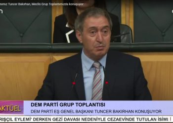 DEM Parti Grup Başkanvekili Tuncer Bakırhan Konuşuyor.