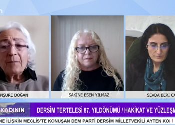 Dersim Tertelesi 87. Yıl Dönümü / Hakikat Ve Yüzleşme – Sakine Esen Yılmaz’ın Hazırlayıp Sunduğu Söz Kadının Programının Konukları Menşure Doğan Ve Sevda Beri Can