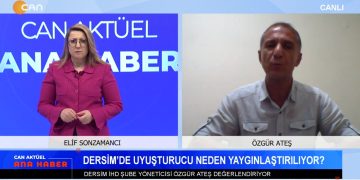 Dersim’de Uyuşturucu Neden Yaygınlaştırılıyor? – Eren Odabaşı’nın Tahliyesine Karar Verildi – Suruç Katliamında Yitirilenler Anıldı – Cumartesi Anneleri’nin 1000. Buluşması – Elif Sonzamancı İle Can Aktüel Ana Haber’in Bugünkü Konuğu Dersim İHD Şube Yöneticisi Özgür Ateş.