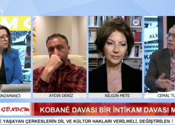 Kobanê Davası Bir İntikam Davası Mı ? – Alevilere Yönelik Saldırılarda Cezasızlık Politikası – Elif Sonzamancı’nın Sunduğu Bizim Gündem Programının Konukları Hubyar Sultan Alevi Kültür Derneği Başkanı Aydın Deniz Gazeteci Cemal Turan Gazeteci Nilgün Mete