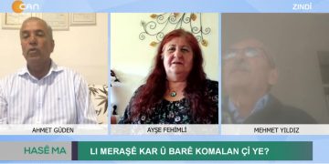 LI MERAŞÊ KAR Û BARÊ KOMALAN ÇİYE ? – Ahmet Güden’in Hazırlayıp Sunduğu Hase Ma Programının Konukları Bardevka Partiya Çep Ayşe Fehimli Ve Mühendis Mehmet Yıldız