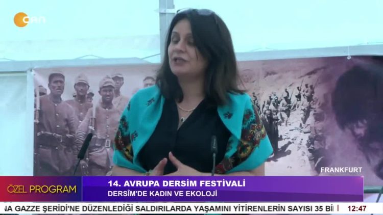 14. AVRUPA DERSİM FESTİVALİ, DERSÎM’DE KADIN VE EKOLOJİ PANELİ