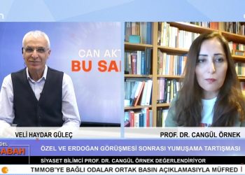 Veli Haydar Güleç’in sunumuyla Can Aktüel Bu Sabah programının konuğu Siyaset Bilimci Prof. Dr. Cangül Örnek