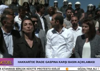 Hakkari’deki İrade Gaspına Karşı Eylemler Sürüyor.