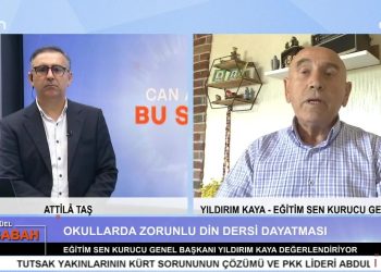 Attilâ Taş’ın sunumuyla Can Aktüel Bu Sabah programının konuğu 27. Dönem CHP Ankara Milletvekili Eğitim Sen Kurucu Genel Başkanı Yıldırım Kaya