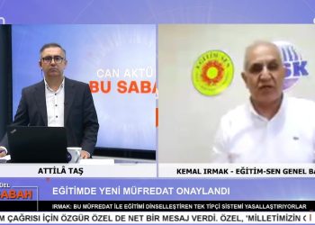 Attilâ Taş’ın sunumuyla Can Aktüel Bu Sabah programının konuğu Eğitim-Sen Genel Başkanı Kemal Irmak 2. Bölüm