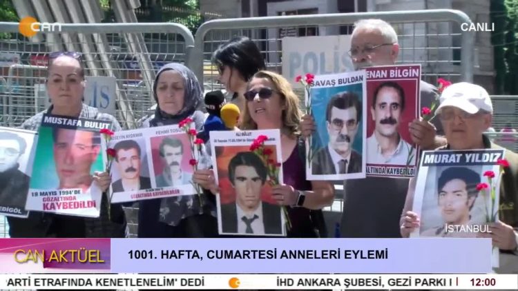 1001. Hafta Cumartesi Anneleri Eylemi.