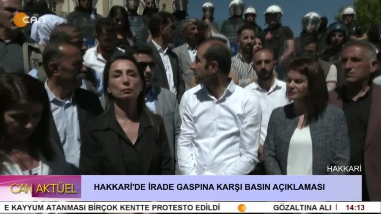 Hakkari’deki İrade Gaspına Karşı Eylemler Sürüyor.