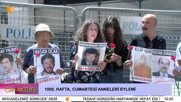 1005. Hafta Cumartesi Anneleri Eylemi.