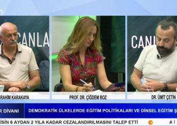 Eğitim Sistemindeki Sorunlar – Demokratik Ülkelerde Eğitim Politikaları Ve Dinsel Eğitim Şekli – Devletin Alevi Politikası Neyi Amaçlıyor – İbrahim Karakaya’nın Hazırlayıp Sunduğu Canlar Divanı Programının Konukları Prof.DR. Çiğdem Boz Ve DR. Ümit Çetin