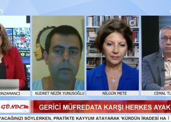 Gerici Müfredat Ve Eğitim Sistemi – Avrupa Parlamentosu Seçimleri Bir Çok Ülkede Sarsıntı Yarattı – Elif Sonzamancı’nın Hazırlayıp Sunduğu Bizim Gündem Programının Konukları Akademisyen Kudret Nezir Yunusoğlu, Gazeteci Yücel Özdemir, Gazeteci Cemal Turan Ve Gazeteci Nilgün Mete