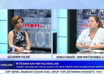 Gülseren Yoleri’nin Sunumuyla İnsan Hakları Programının Konuğu DEM Parti İstanbul İl Eş Başkanı Gonca Yangöz