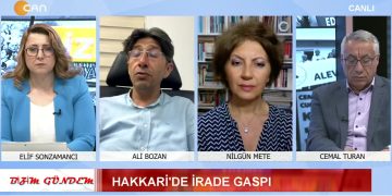 Hakkari’de İrade Gasp’ı – Kayyuma Karşı Halk Bir Çok Kentte Eylemde – Cemevi Başkanlığı Asimilasyon Politikalarını Sürdürüyor – Elif Sonzamancı’nın Sunduğu Bizim Gündem Programının Konukları DEM Parti Mersin Milletvekili Ali Bozan, Gazeteci Cemal Turan, Gazeteci Nilgün Mete