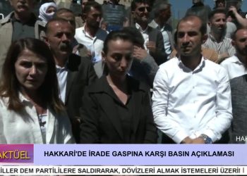 Hakkari’deki İrade Gaspına Karşı Eylemler Sürüyor.