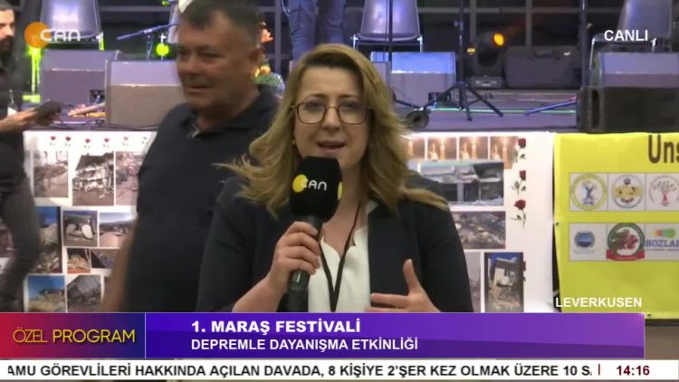 1. Maraş Festivali, Depremle Dayanışma Etkinliği.