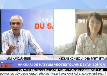 Veli Haydar Güleç’in Sunduğu Can Aktüel Bu Sabah Programının Konuğu DEM Parti İstanbul Milletvekili Kezban Konukçu