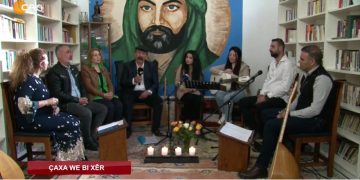 Zeynep Enhas’ın Hazırlayıp Sunduğu ÇAXA WE Bİ XÊR Programının Konukları Nedim Yıldız, Münever Coşkun Ve Aziz Yıldız.