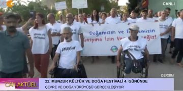 22. Munzur Kültür Ve Doğa Festivali 4. Gününde – Çevre Ve Doğa Yürüyüşü Yapılıyor