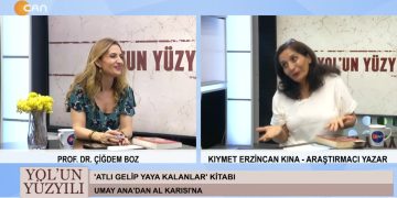– ‘Atlı Gelip Yaya Kalanlar’ Kitabı
– Prof.Dr. Çiğdem Boz İle Yolun Yüzyılı Programının Konuğu Araştırmacı Yazar Kıymet Erzincan Kına