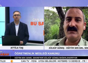 Attilâ Taş’ın sunumuyla Can Aktüel Bu Sabah programının konukları Eğitim-Sen Genel Sekreteri Zülküf Güneş ve EŞİK Platformu Gönüllüsü Berrin Sönmez 2. Bölüm